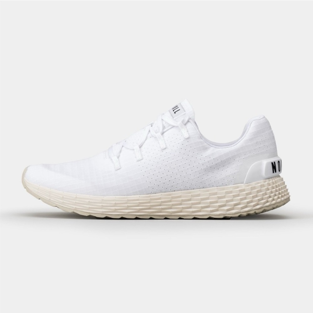 NOBULL Men's White and Cream Sneakers